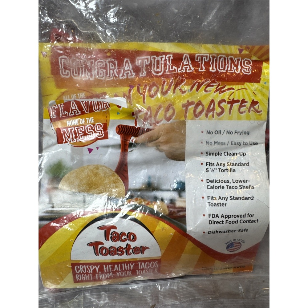 2 Taco Shell Makers Crispy Taco Shells from Toaster Elevate Your Taco Experience